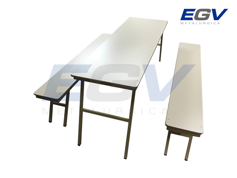 Mesa Plegable 1.80 x 0.60 x 0.70m/0.75m - Imagen 3