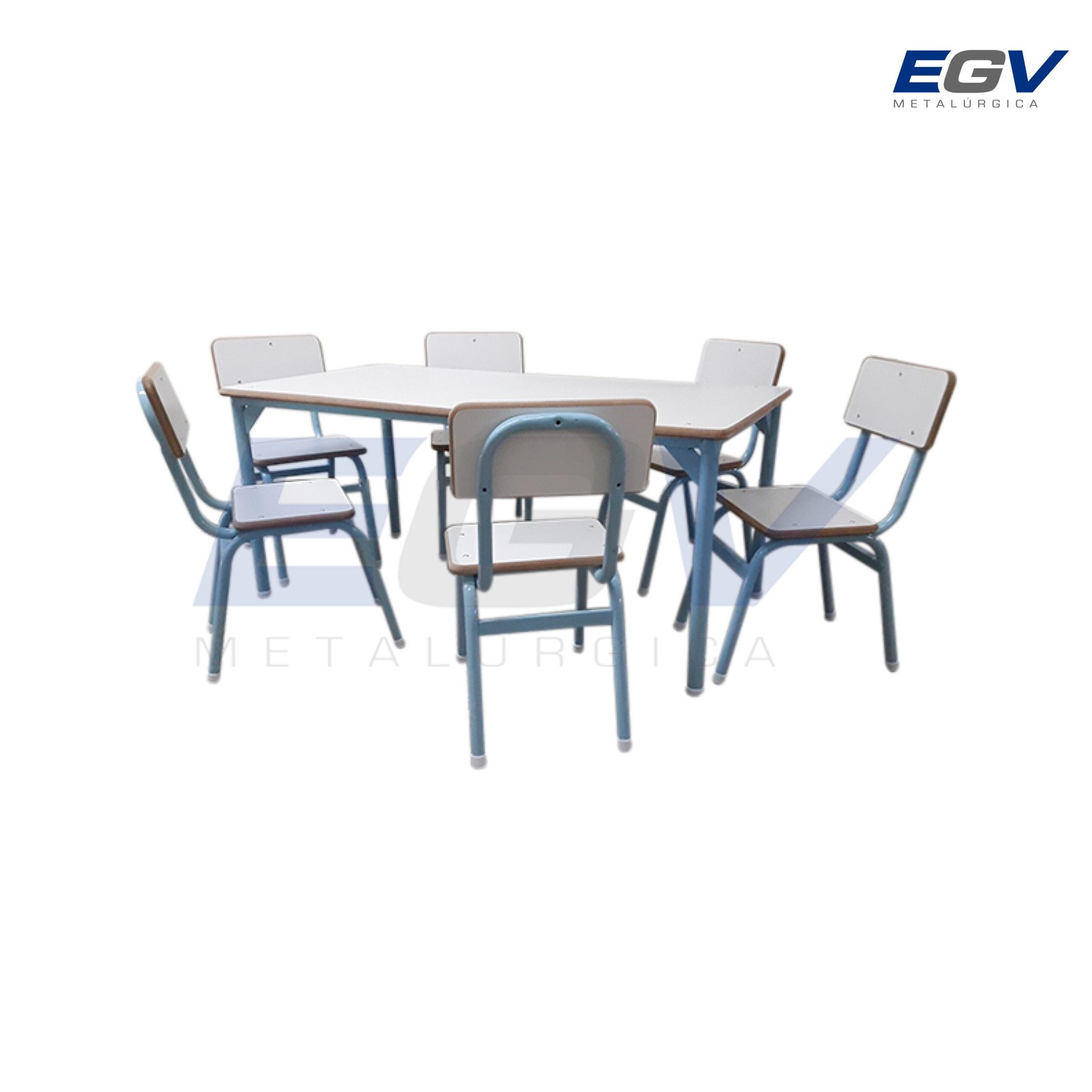 Mesa jardín de infantes 1.20m x 0.60m x 0.50m - Imagen 4